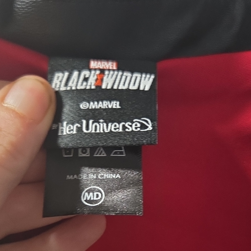 Her Universe Black Leather Jacket with Gold Accents - Picture 2 of 3